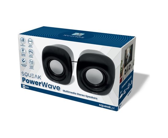 Squeak PC Speakers 2.0 PowerWave SQ1003