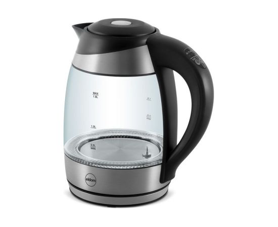 C520 ELDOM, LUX glass kettle, capacity 1.7 l, water temperature control panel, 2200 W