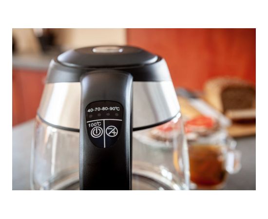 C520 ELDOM, LUX glass kettle, capacity 1.7 l, water temperature control panel, 2200 W