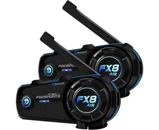 Fodsports FX8 Air motorcycle intercom two-pack (black)