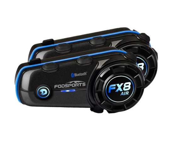 Fodsports FX8 Air motorcycle intercom two-pack (black)