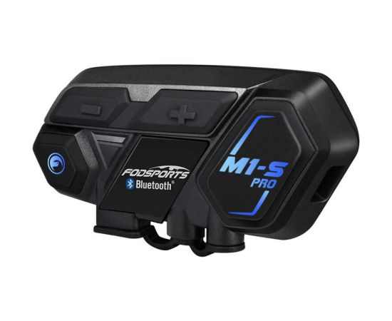 Fodsports M1-S Pro motorcycle intercom two-pack (black)