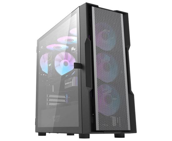 Darkflash DK431 Mesh computer case (black) + 4 ARGB fans