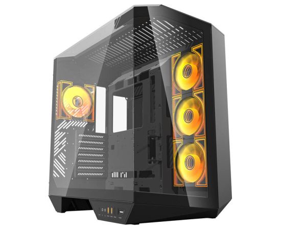 Darkflash DY470 computer case (black) + 4 fans