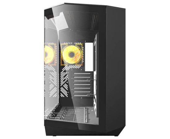 Darkflash DY470 computer case (black) + 4 fans