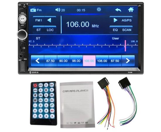 Podofo car monitor K0126 Mirror Link, BT, USB 7"