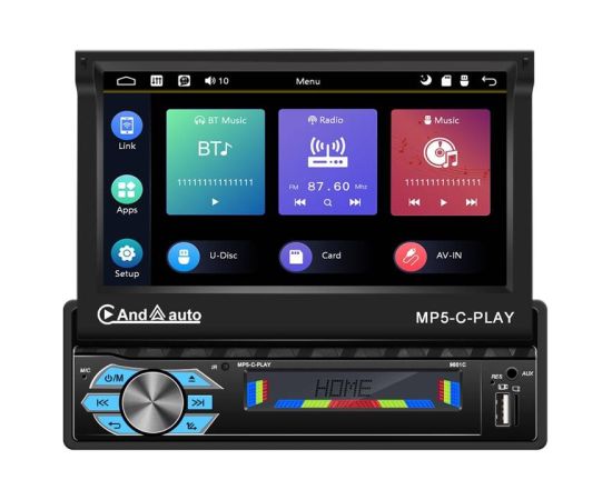 Car monitor 9.0" Podofo A3012 Carplay&Android Auto, Bluetooth, GPS, WIFI, USB