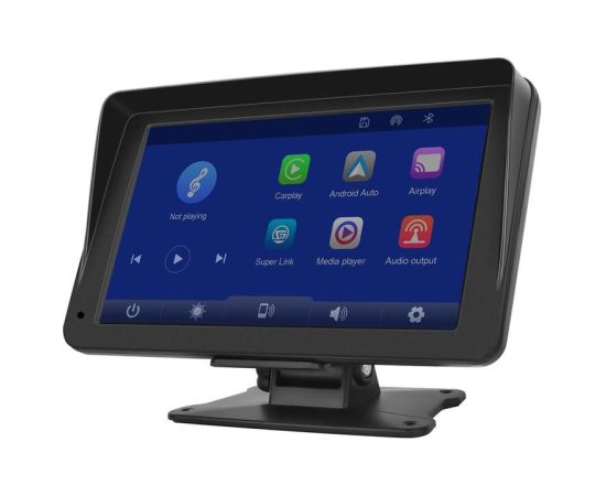 Monitor samochodowy 7.0" Podofo A3327 Carplay/Airplay/Android Auto, Bluetooth, Mirror Link