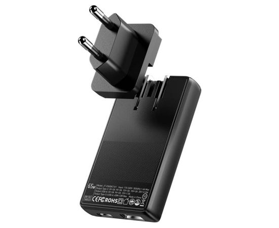 Essager ECT65W-QCB01-Z GaN 65W A+C Charger (black)