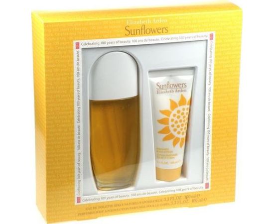 Elizabeth Arden Sunflowers Edt Spray 100ml + BODY BALM 100ml SET
