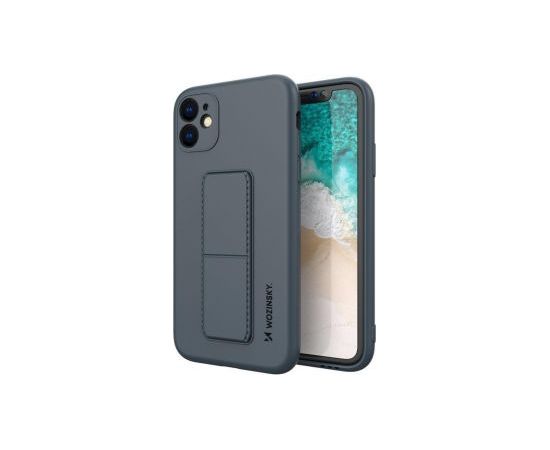 Wozinsky -  Wozinsky Kickstand Case silicone case with stand for iPhone 11 Pro Max navy blue