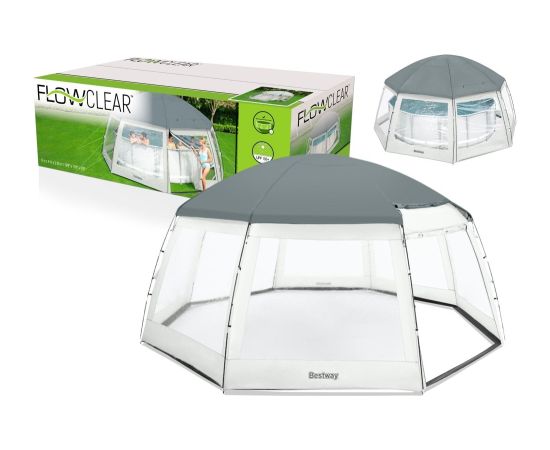 Gazebo Tent For Swimming Pool 600 x 600 x 295 cm Bestway 58612