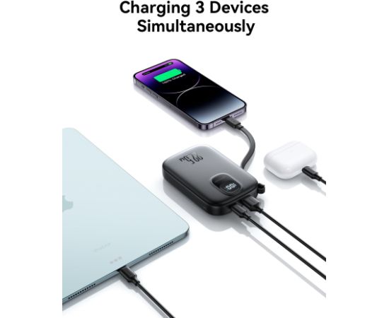 Внешний аккумулятор Power Bank Joyroom JR-PBF18 22.5W with Lightning cable 10000mAh черный