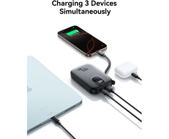 External battery Power Bank Joyroom JR-PBF17 22.5W with USB-C cable 10000mAh black