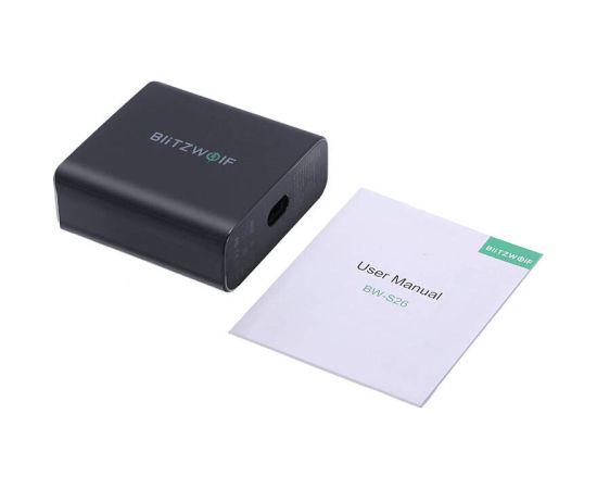Wall charger Blitzwolf BW-S26 250W (black)