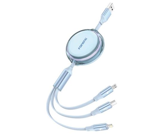 Foneng X113 3-in-1 Cable 1.1M Blue