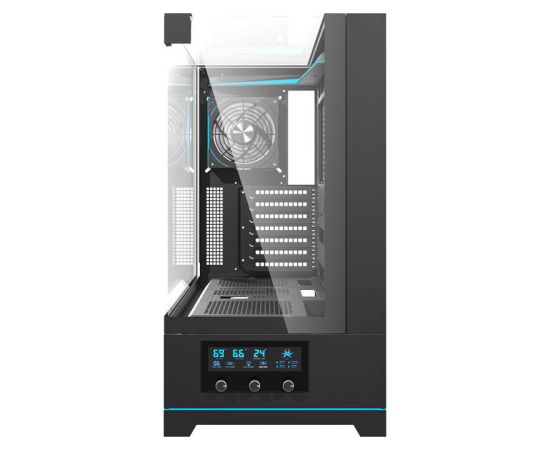 Darkflash DY450 PRO computer case + fan (black)