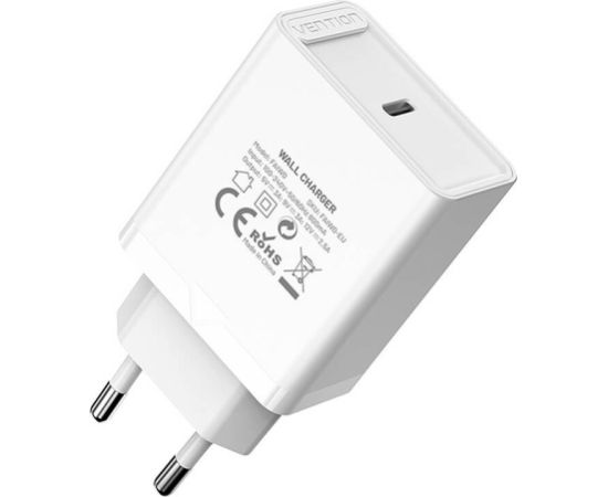Vention FAIW0-EU USB-C 30W wall charger (white)