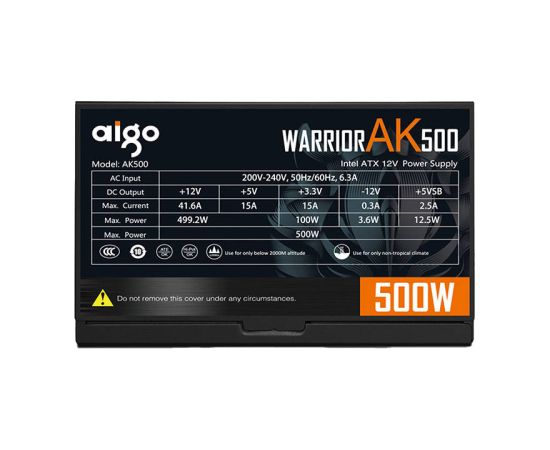 Computer Power Supply Aigo AK500 (black)