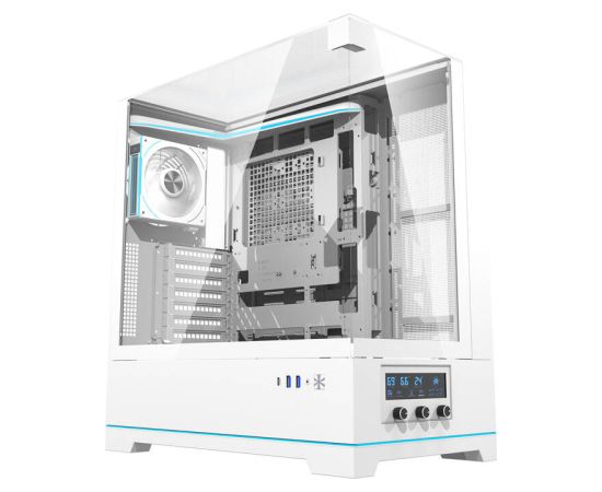 Darkflash DY450 PRO computer case with fan (white)
