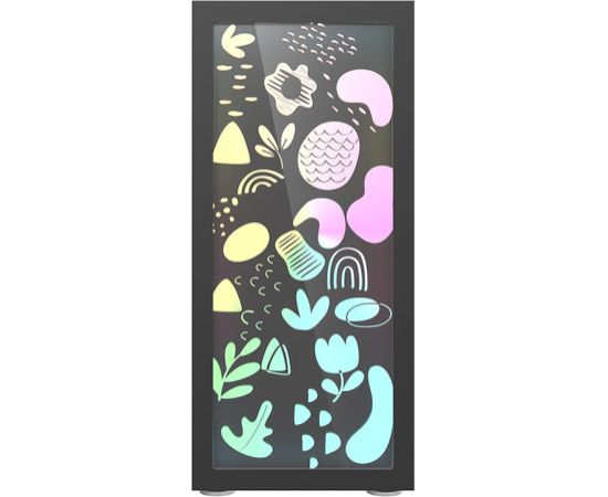 Computer Case Darkflash DK210 Graffiti (black)