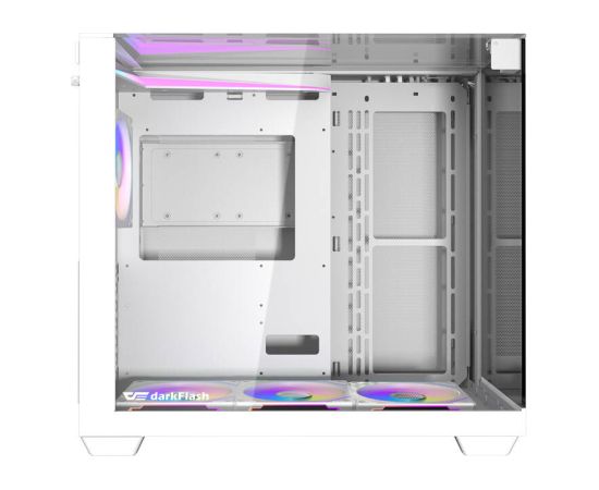 Darkflash TH285 computer case 4 fans (white)