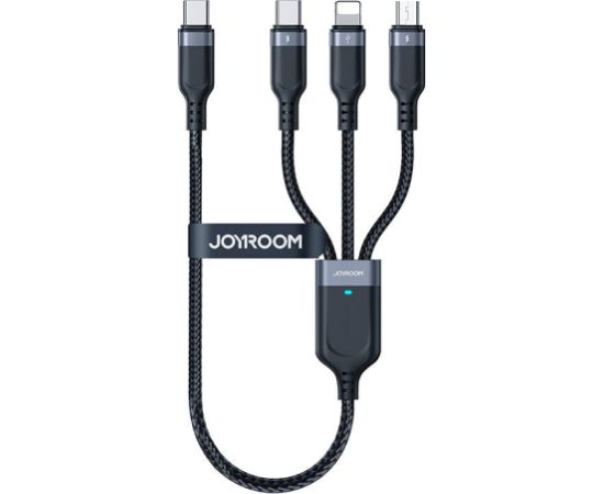 Multi-function USB to USB-C 2x Lightning Micro Joyroom Cable S-A18