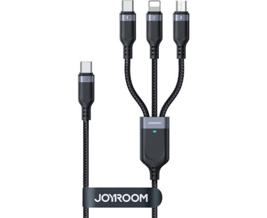 Multi-function USB to USB-C 2x Lightning Micro Joyroom Cable S-A18