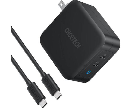 Choetech PD6008 2xUSB-C PD 100W GaN mains charger