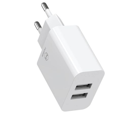 Dual USB charger Mcdodo CH-6720 (EU) Lightning 1m Travel set (white)