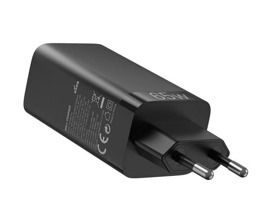 Vention FEDB0-EU 2xUSB-C 1xUSB-A 65W/30W/30W GaN network charger (black)