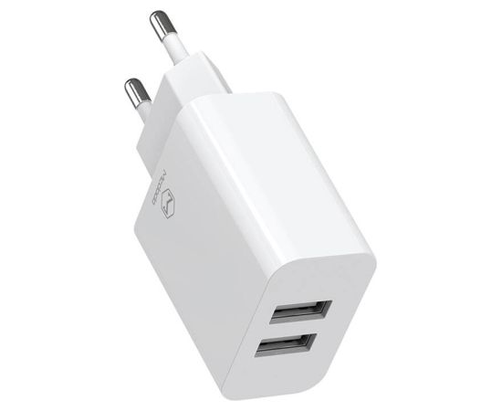 Mcdodo USB Dual Charger CH-6721 (EU) Type-C 1m Travel set (white)