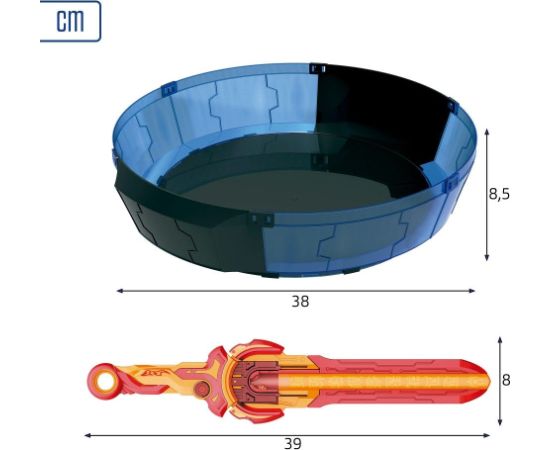 Игра с заводным волчком Infinity NADO от 5 лет CB48095 Galda spēles