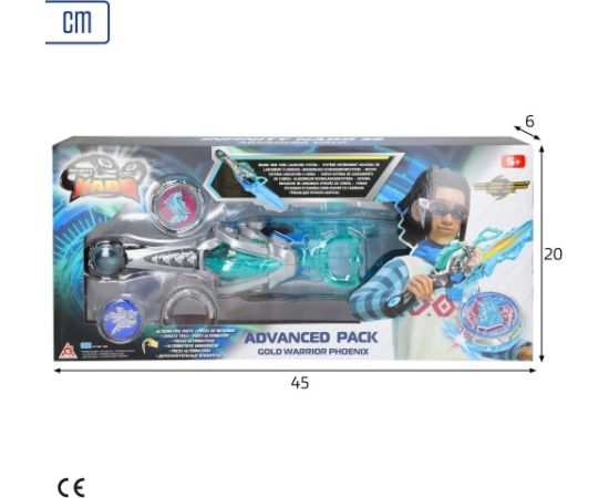 Игра с заводным волчком Infinity NADO расширенный набор Gold Warrior Phoenix Kids 5+ CB48089