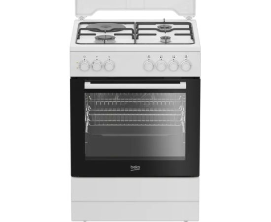Beko FBE63131WCS Gāzes plīts 60cm Balta