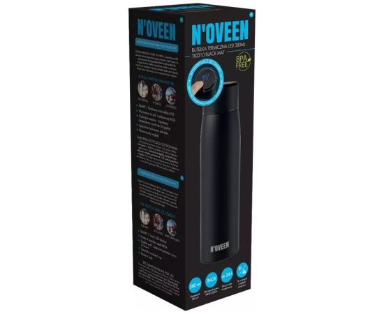 Noveen N'oveen TB2210 Thermal Bottle 380 ml LED Black