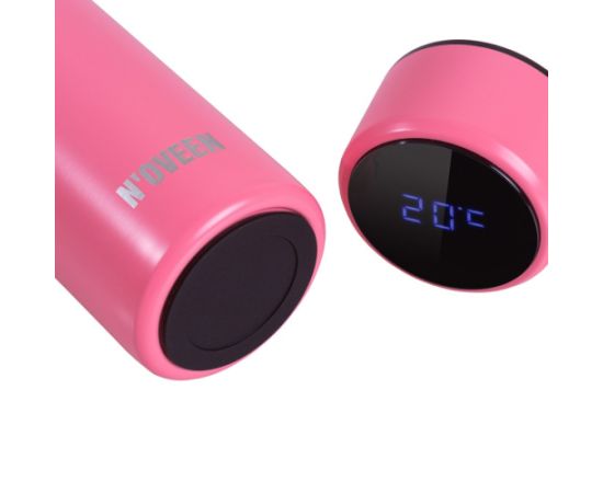 NOVEEN LED Thermal Bottle TB2116 Pink Mat 280 ml