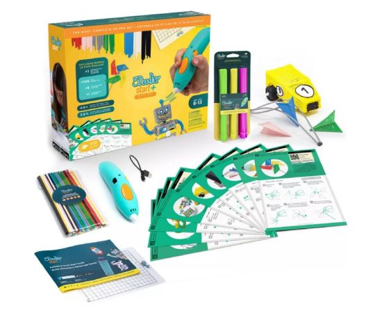 3Doodler Start Plus Costc komplektas rozszerzony 3D pen 0.77 mm Turquoise