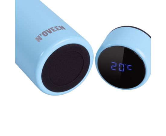 Noveen LED thermal bottle N'oveen TB2217 Light Blue Mat 380 ml Blue