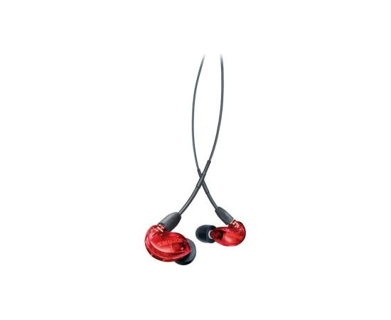 Shure SE215SPE-RD-EFS - in-ear headphones with single transducer and 3.5mm cable (red)
