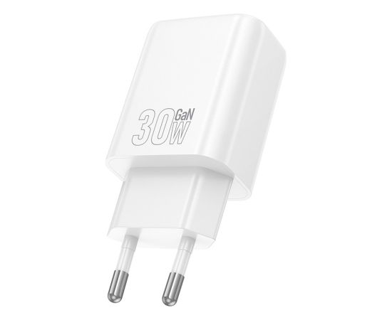 Сетевая зарядка Hoco N63 30W GaN USB-C/USB-A белая