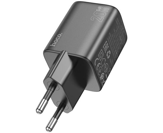 Сетевая зарядка Hoco N41 20W GaN USB-A/USB-C черная