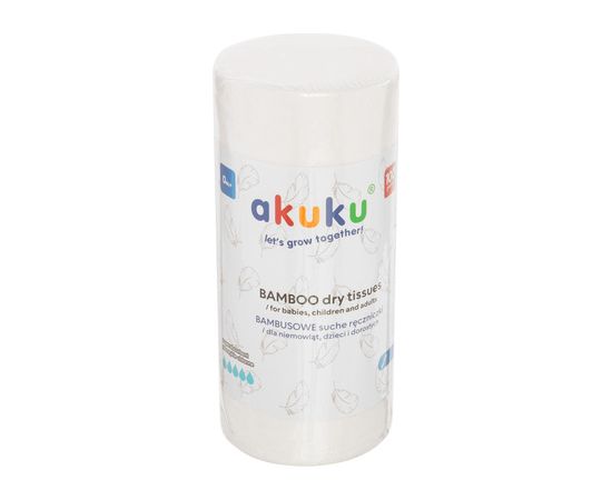 Akuku Sausās salvetes BAMBOO 100 gab. A0687