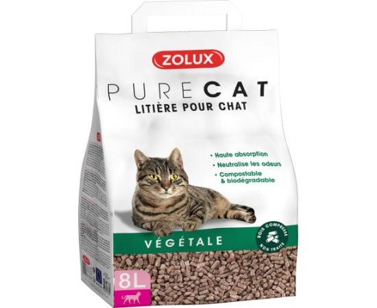 Żwirek dla kota Zolux PureCat Roślinny Bezzapachowy 8 l