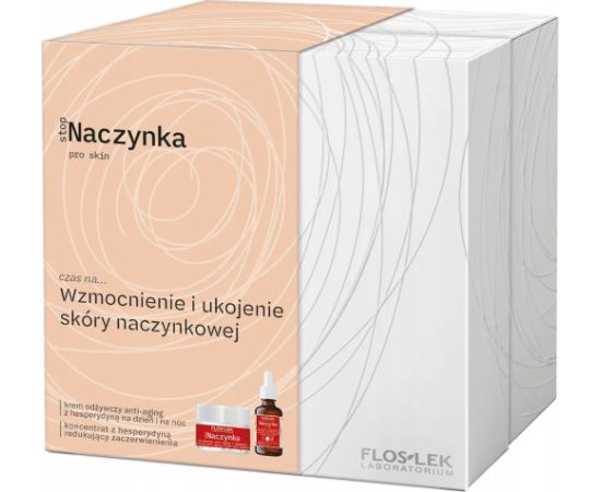 FLOSLEK Kopšanas komplekts ar koncentrātu un hesperidīnu 30 ml + barojošs pretnovecošanās krēms 50 ml