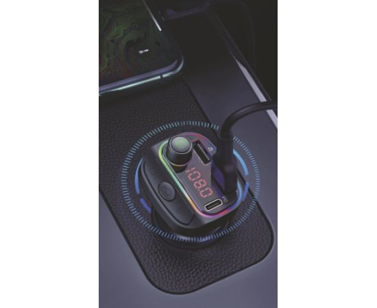 Swissten RGB Bluetooth FM Transmitteris 2x USB / USB-C