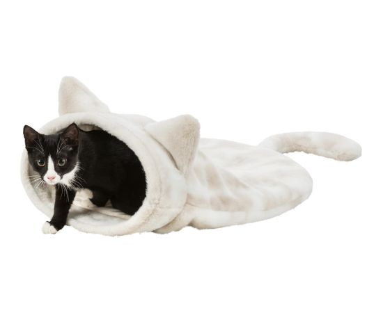 Лежанка для животных : Trixie Nelli cuddly sack, 34 × 23 × 55 см, белый|тауп