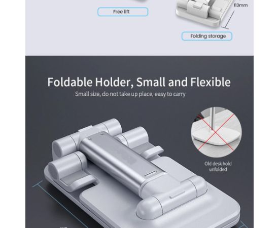 Somostel SMS-ZB03 Extendible Lifting Folding Bracket for Phones and Tablets Автомобильный держатель