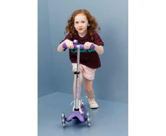 Mini Micro Deluxe Fairy Glitter LED scooter Pink