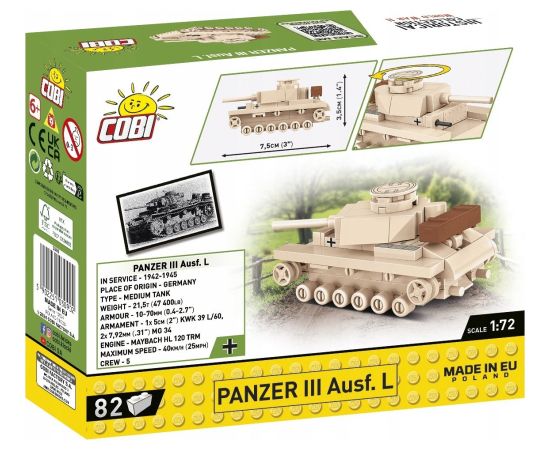 Cobi Klocki Panzer III Ausf.L